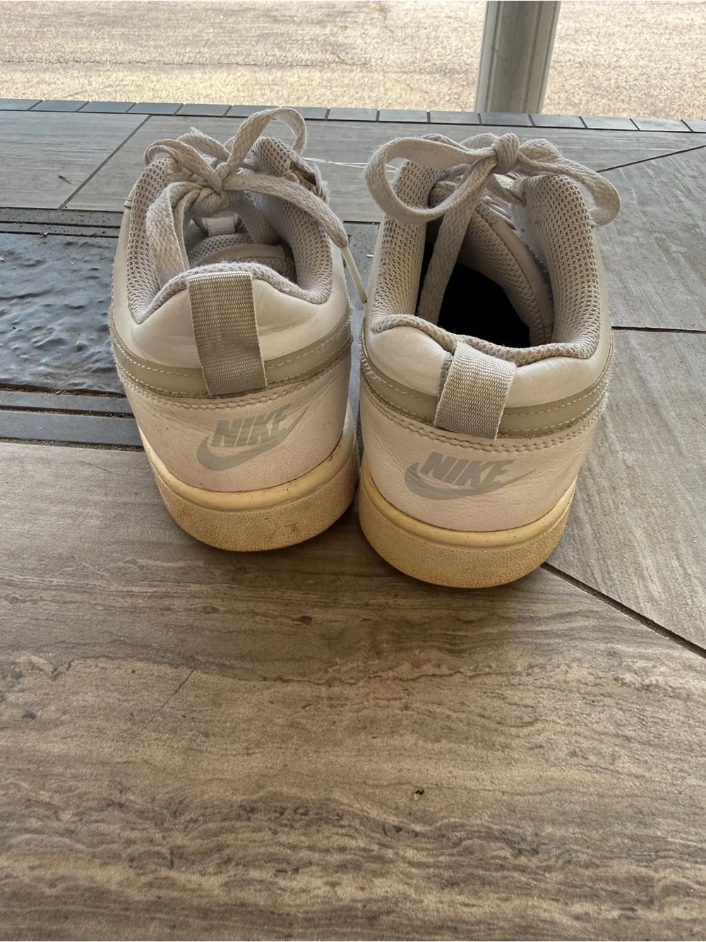 Nike Court Borough Low White Sneakers Women’s Size 7